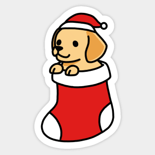 Holiday Labrador Retriever Sticker